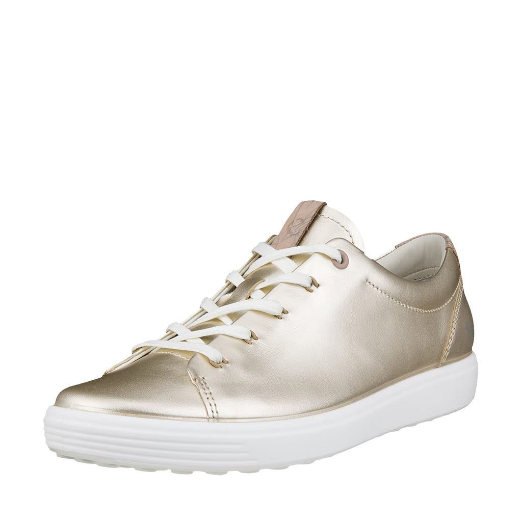 Women's Ecco Soft 7 Floral Sneaker GOLD 470803-01688