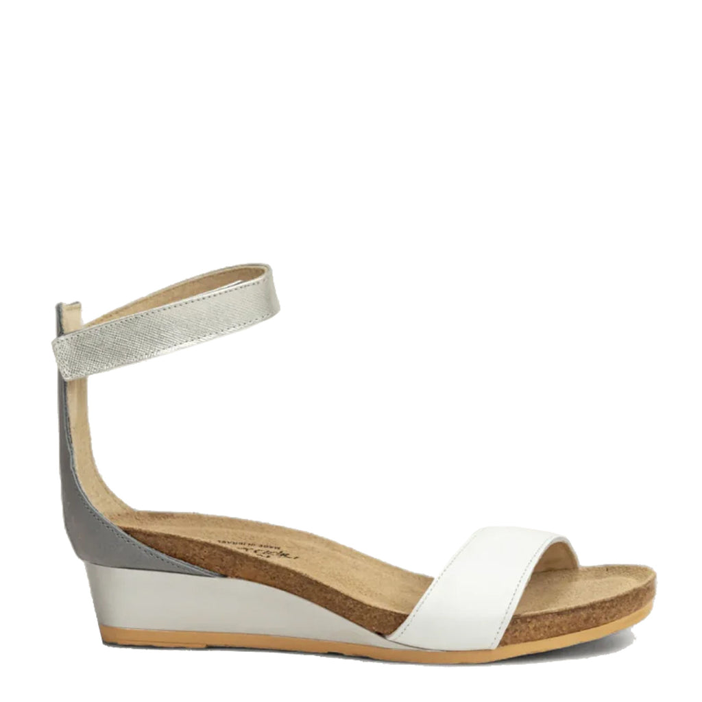 Women's Naot Pixie Sandal WHITE SILVER 5016-W4Q