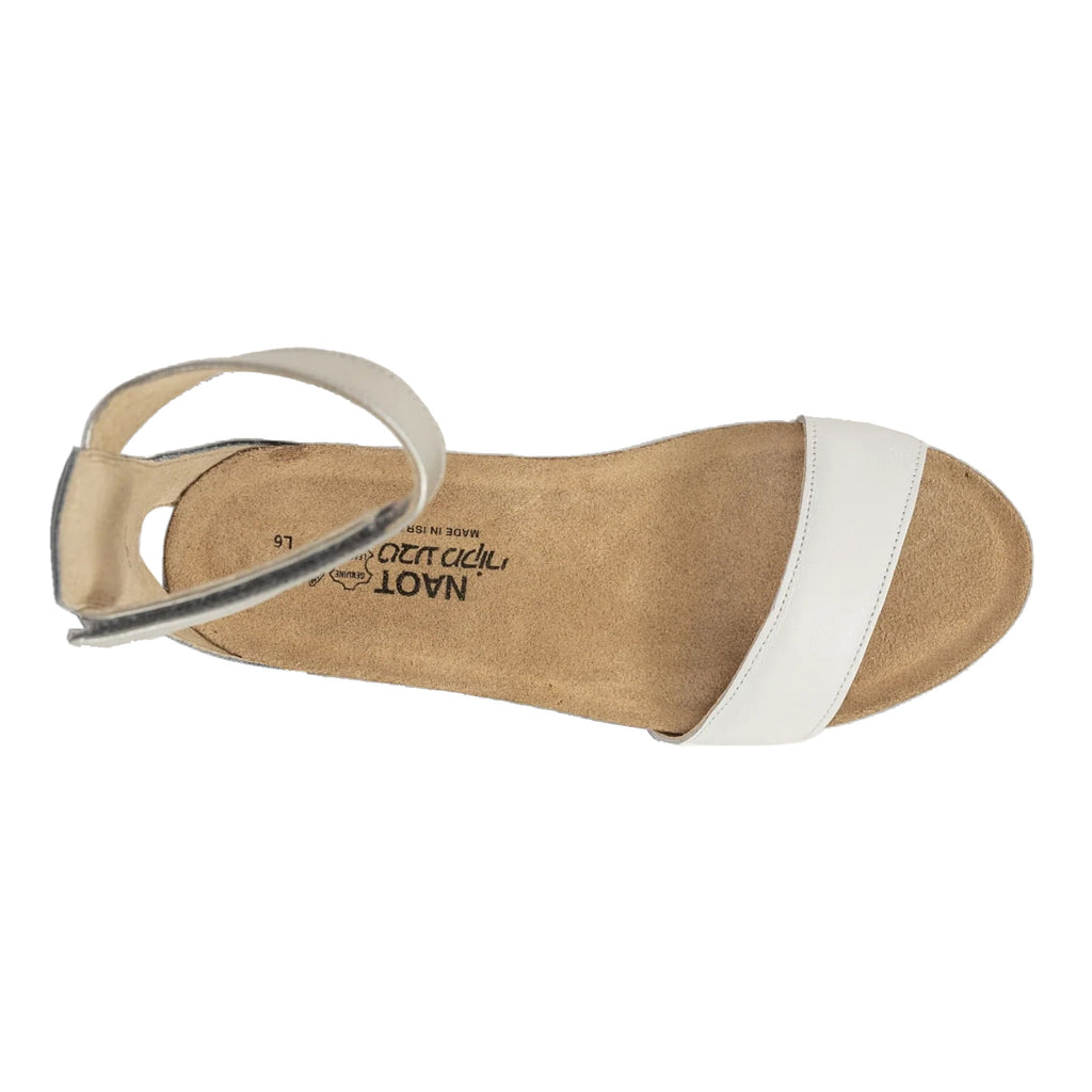 Women's Naot Pixie Sandal WHITE SILVER 5016-W4Q