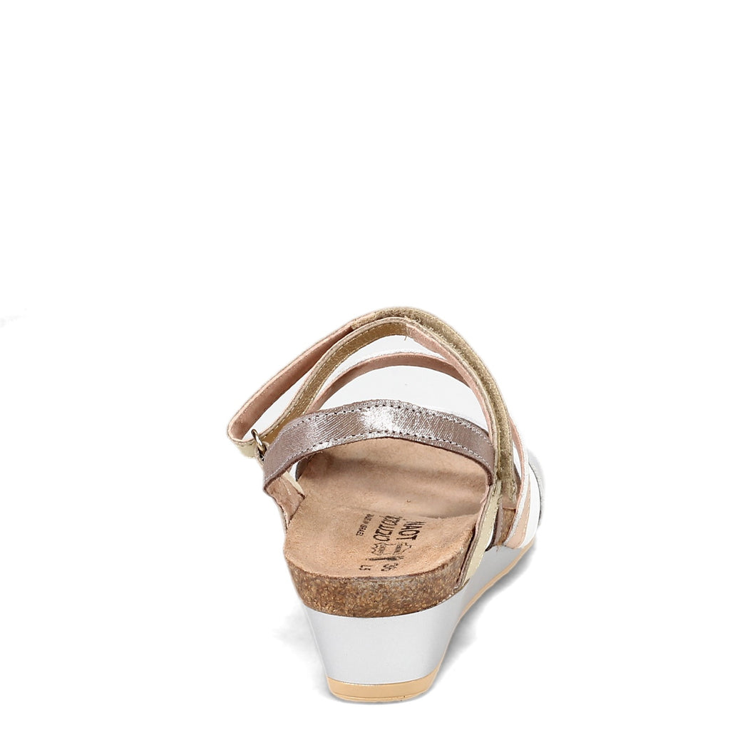 Women's Naot Hero Sandal SILVER / GOLD MIX 5047-NTP