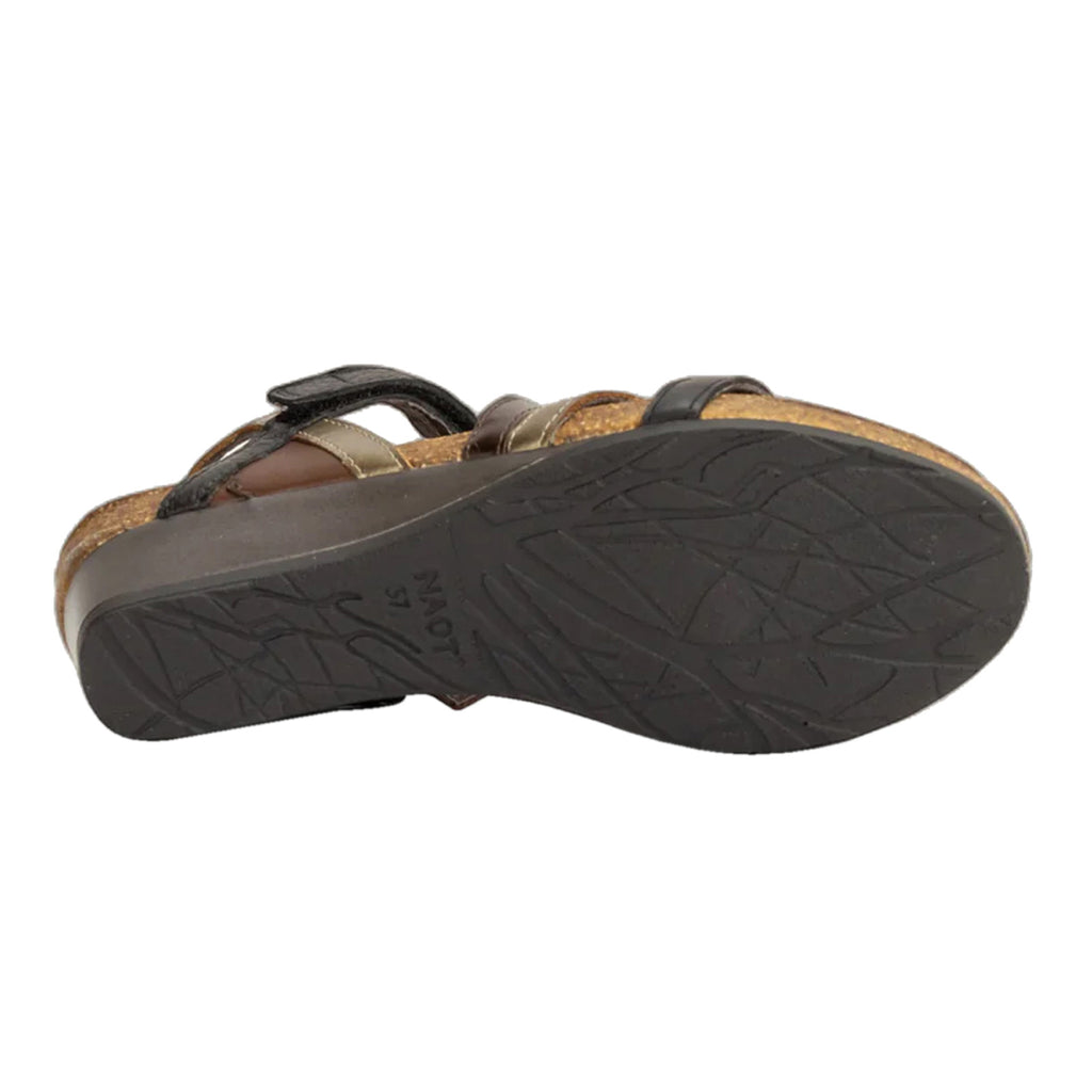 Women's Naot Hero Sandal BLACK / PEWTER 5047-NYE
