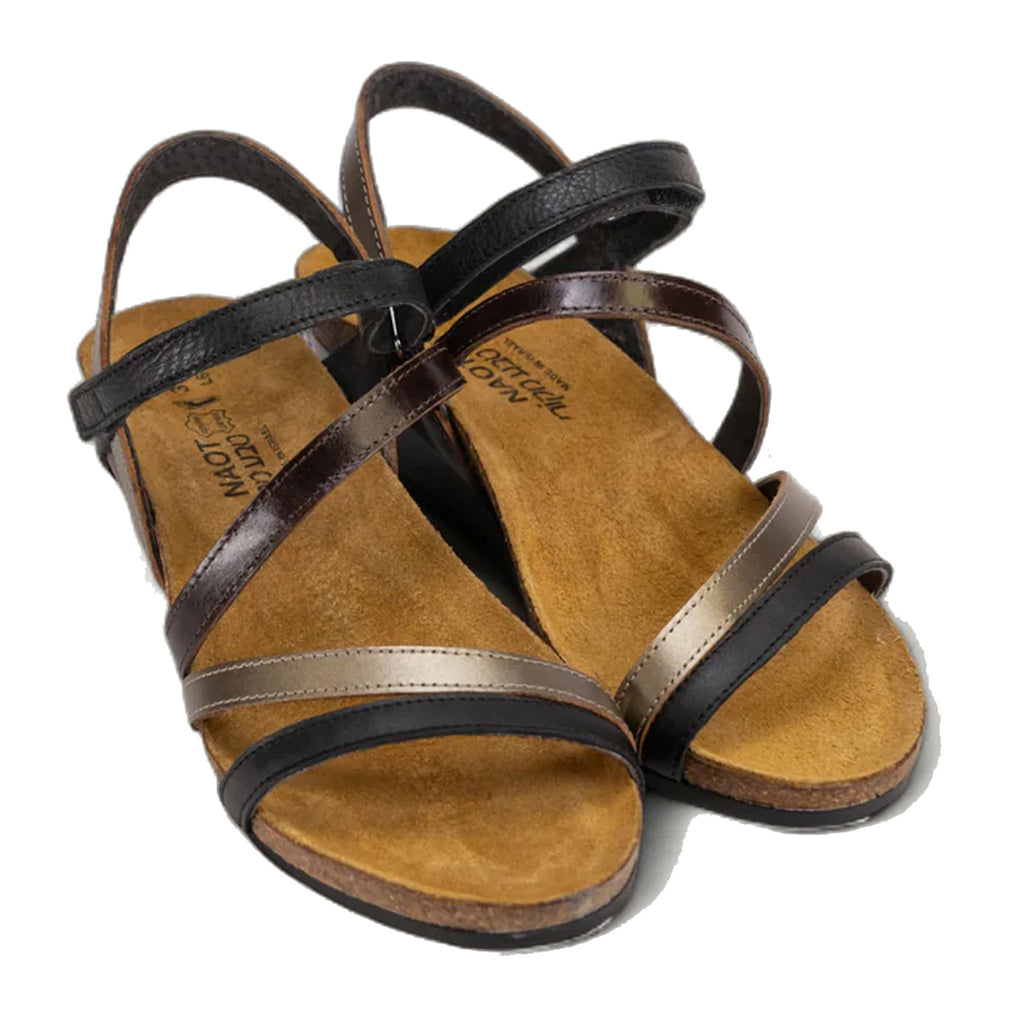Women's Naot Hero Sandal BLACK / PEWTER 5047-NYE