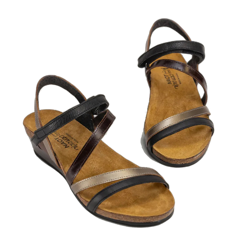 Women's Naot Hero Sandal BLACK / PEWTER 5047-NYE