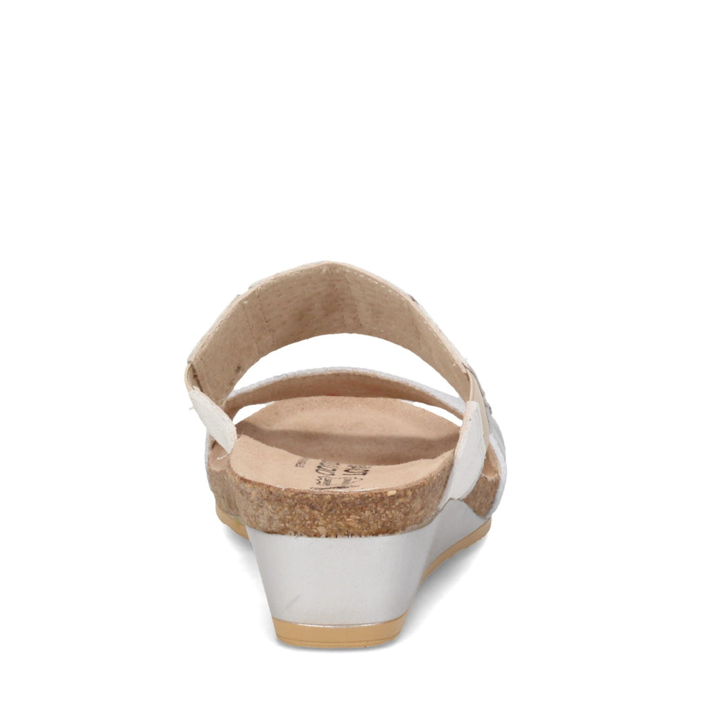 Women's Naot Royalty Sandal WHITE / SILVER 5051-WFT