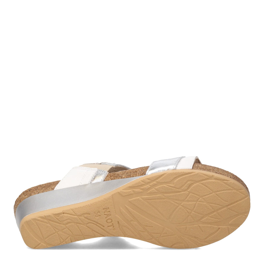 Women's Naot Royalty Sandal WHITE / SILVER 5051-WFT