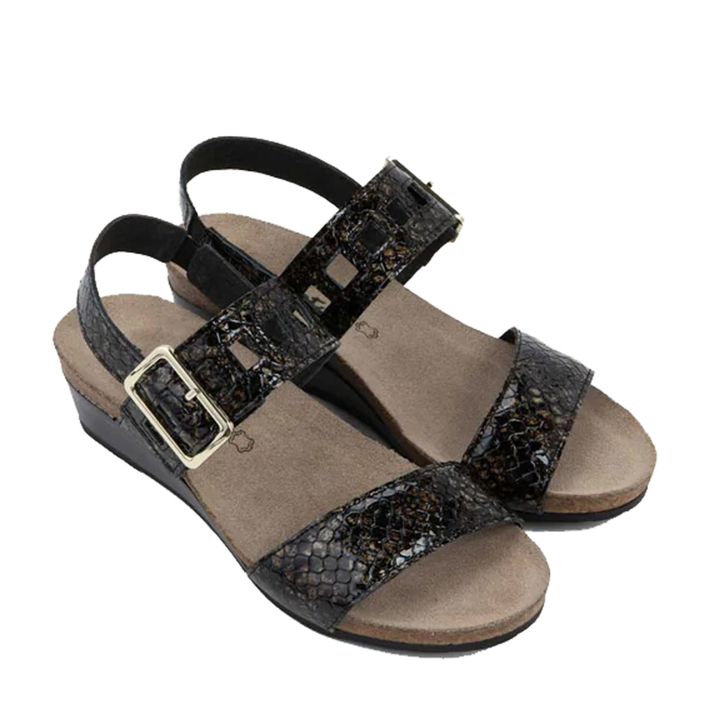 Women's Naot Dynasty Sandal REPTILE PATENT 5052-BAO