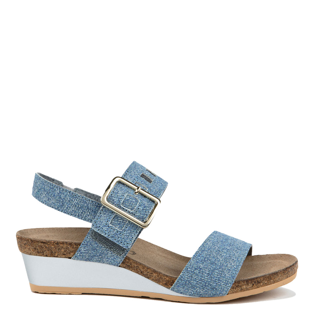 Women's Naot Dynasty Sandal GREY DENIM WASHED SUEDE 5052-BCE