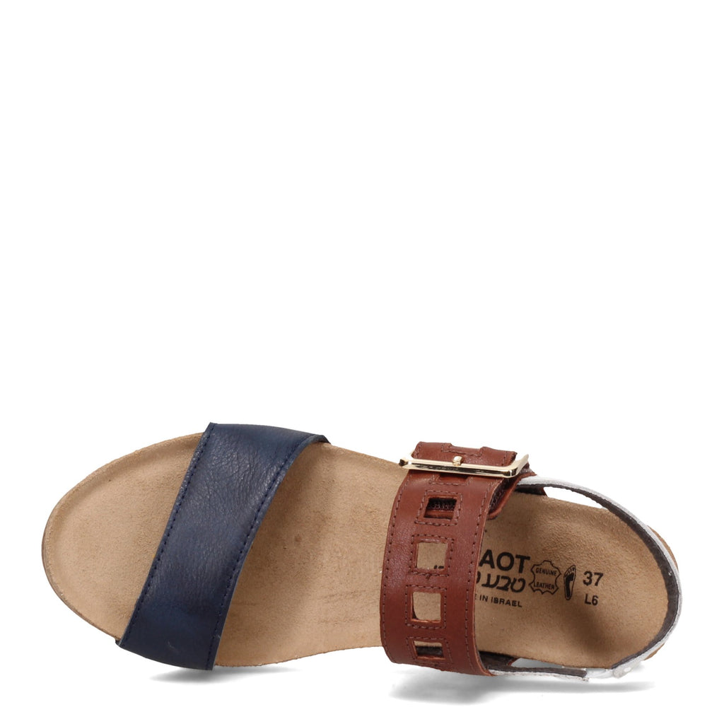 Women's Naot Dynasty Sandal BLUE / TAN 5052-PFG
