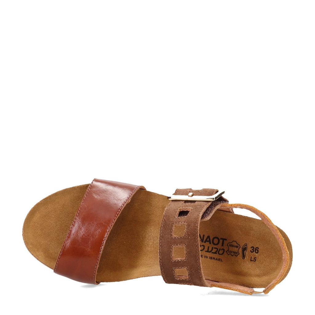 Women's Naot Dynasty Sandal BROWN MARIGOLD 5052-SLW