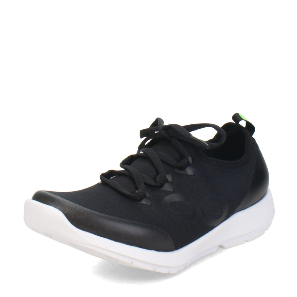 Women's Oofos OOmg Sport LS Sneaker WHITE BLACK 5076-WHTBLK