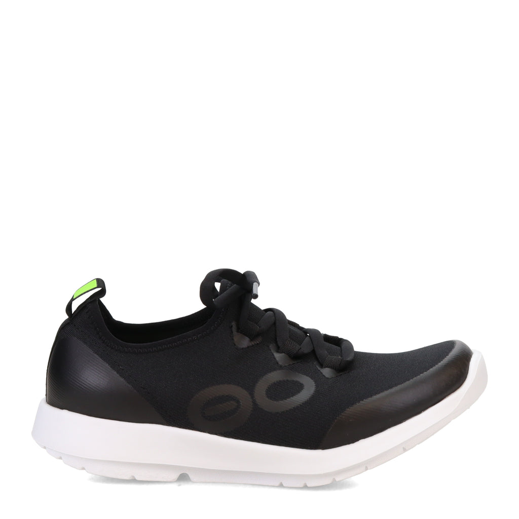 Women's Oofos OOmg Sport LS Sneaker WHITE BLACK 5076-WHTBLK