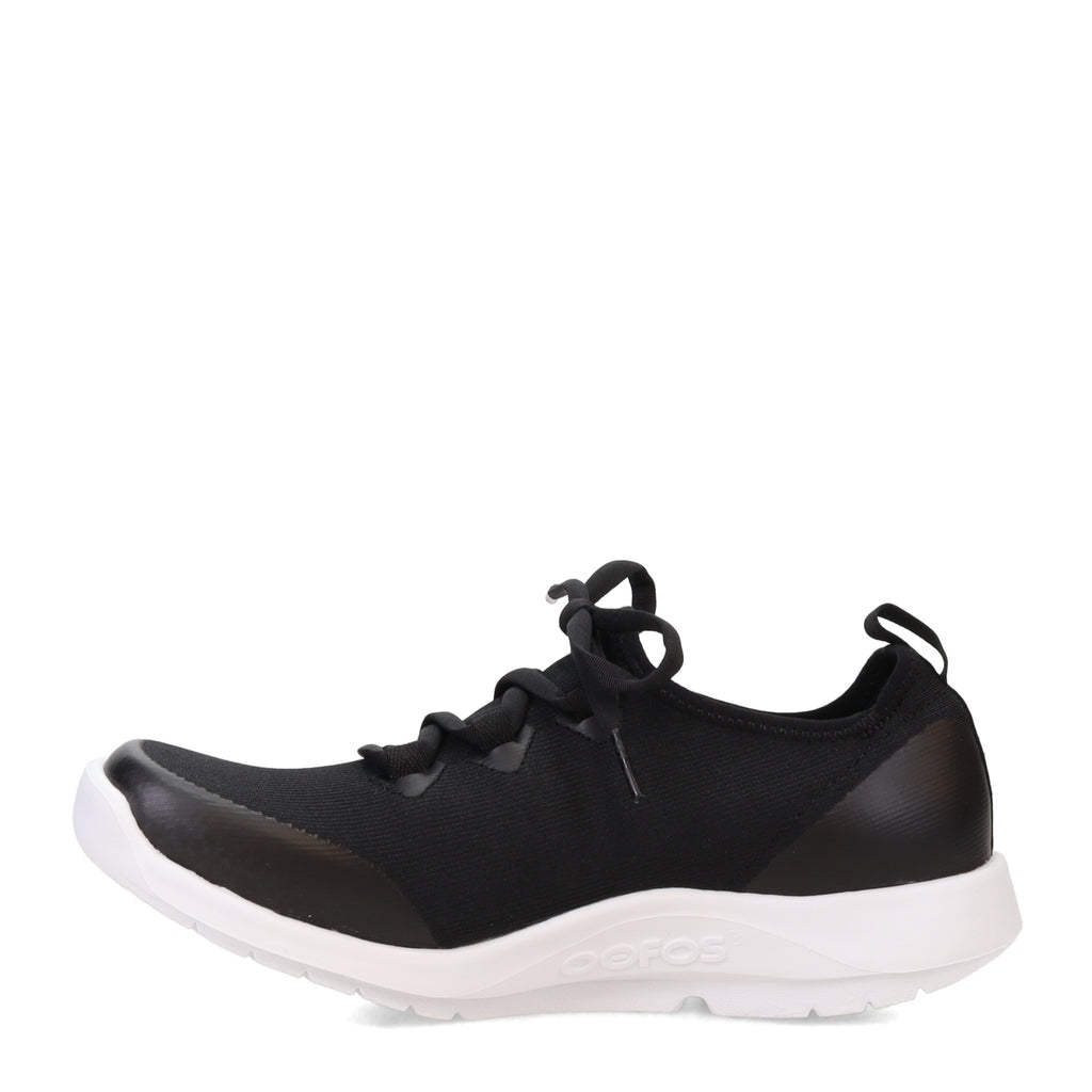 Women's Oofos OOmg Sport LS Sneaker WHITE BLACK 5076-WHTBLK