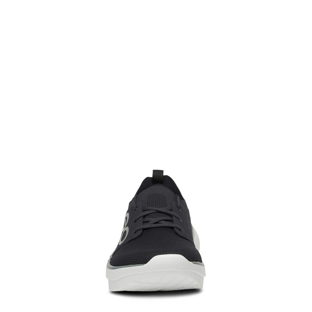 Men's OOfos OOmy Stride Sneaker BLACK  WHITE 5087-WHITEBLACK