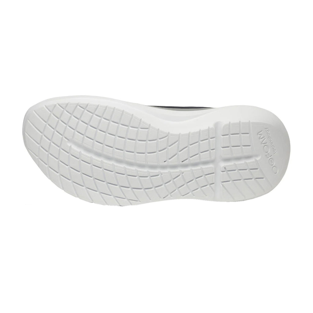 Men's OOfos OOmy Stride Sneaker BLACK  WHITE 5087-WHITEBLACK