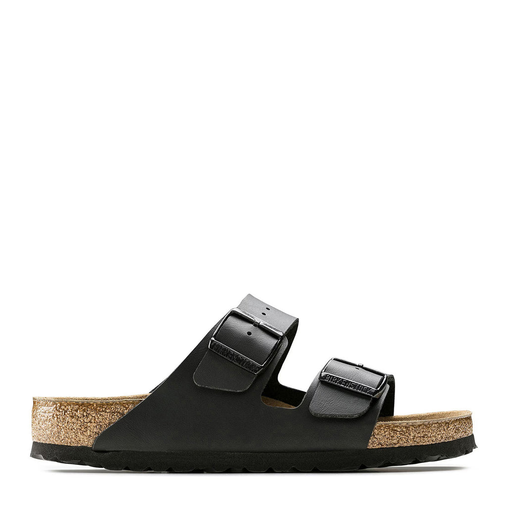 Men's Birkenstock Arizona Soft Footbed Birko Flor Sandal - Regular Fit BLACK BIRKOFLOR 551251 R