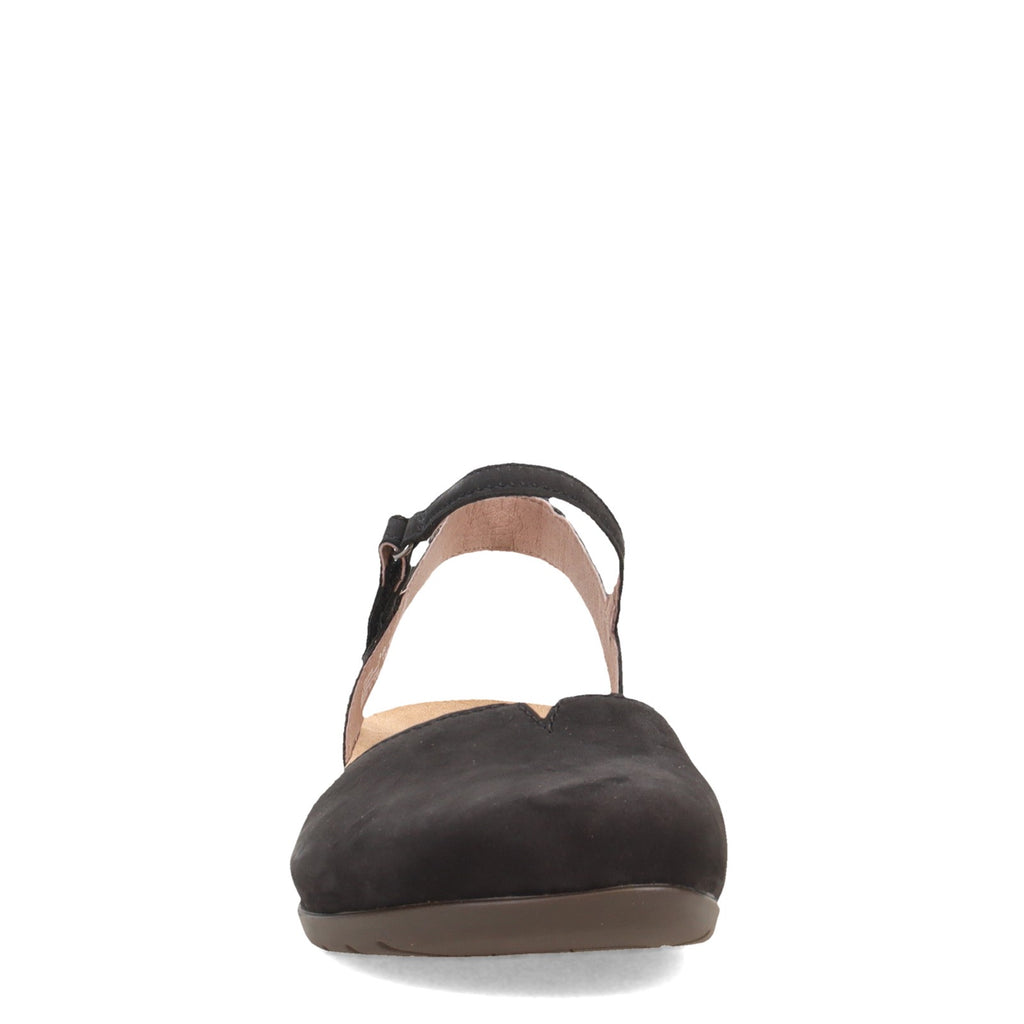 Women's Dansko Rowan Flat BLACK NUBUCK 6025-105300