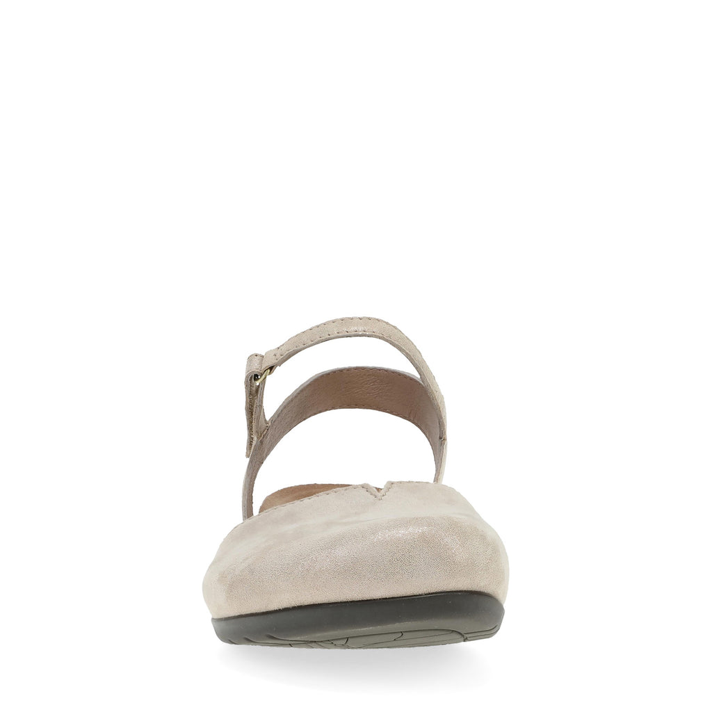 Women's Dansko Rowan Flat BEIGE SPARKLE SUEDE 6025-175300