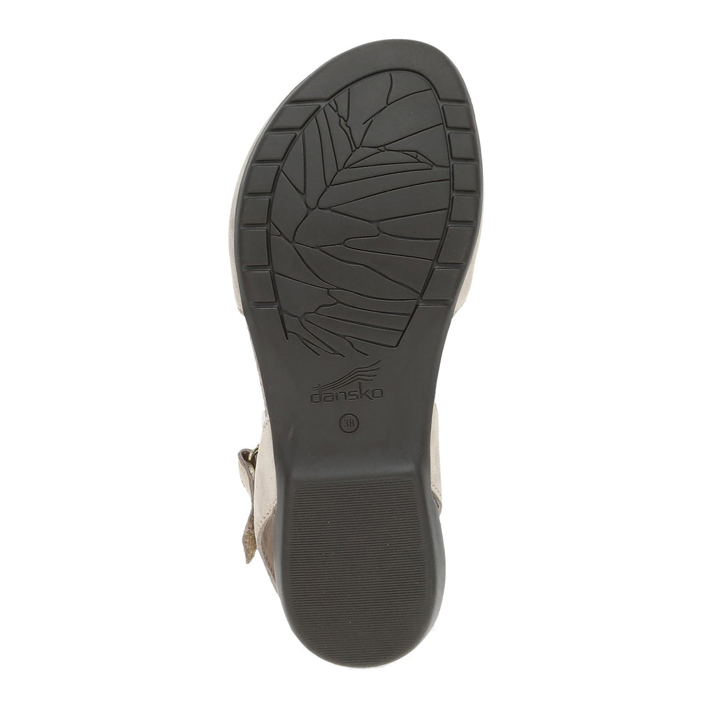 Women's Dansko Rowan Flat BEIGE SPARKLE SUEDE 6025-175300