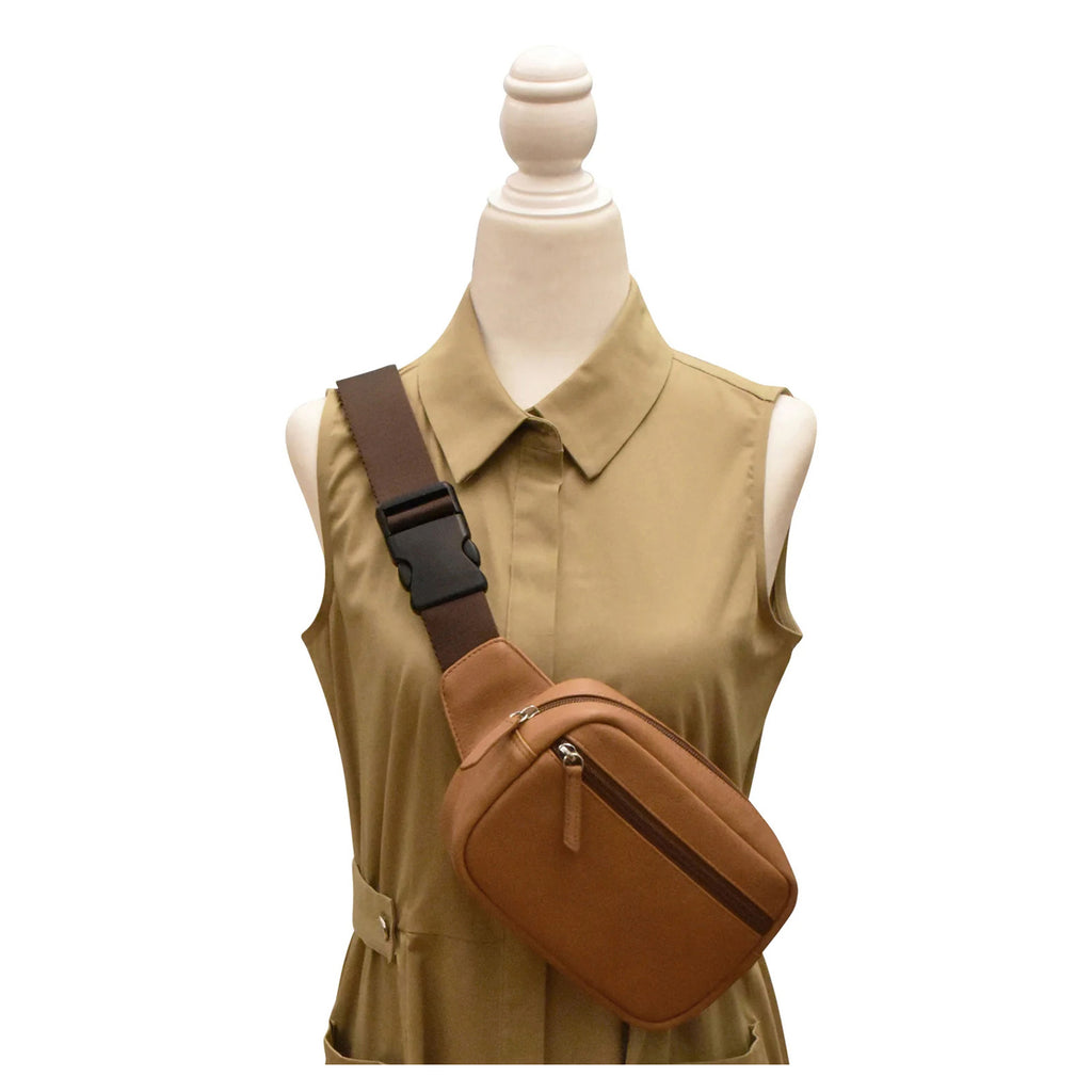 Women's ILI Zip Belt Bag ANTIQUE 6243-ANTSAD