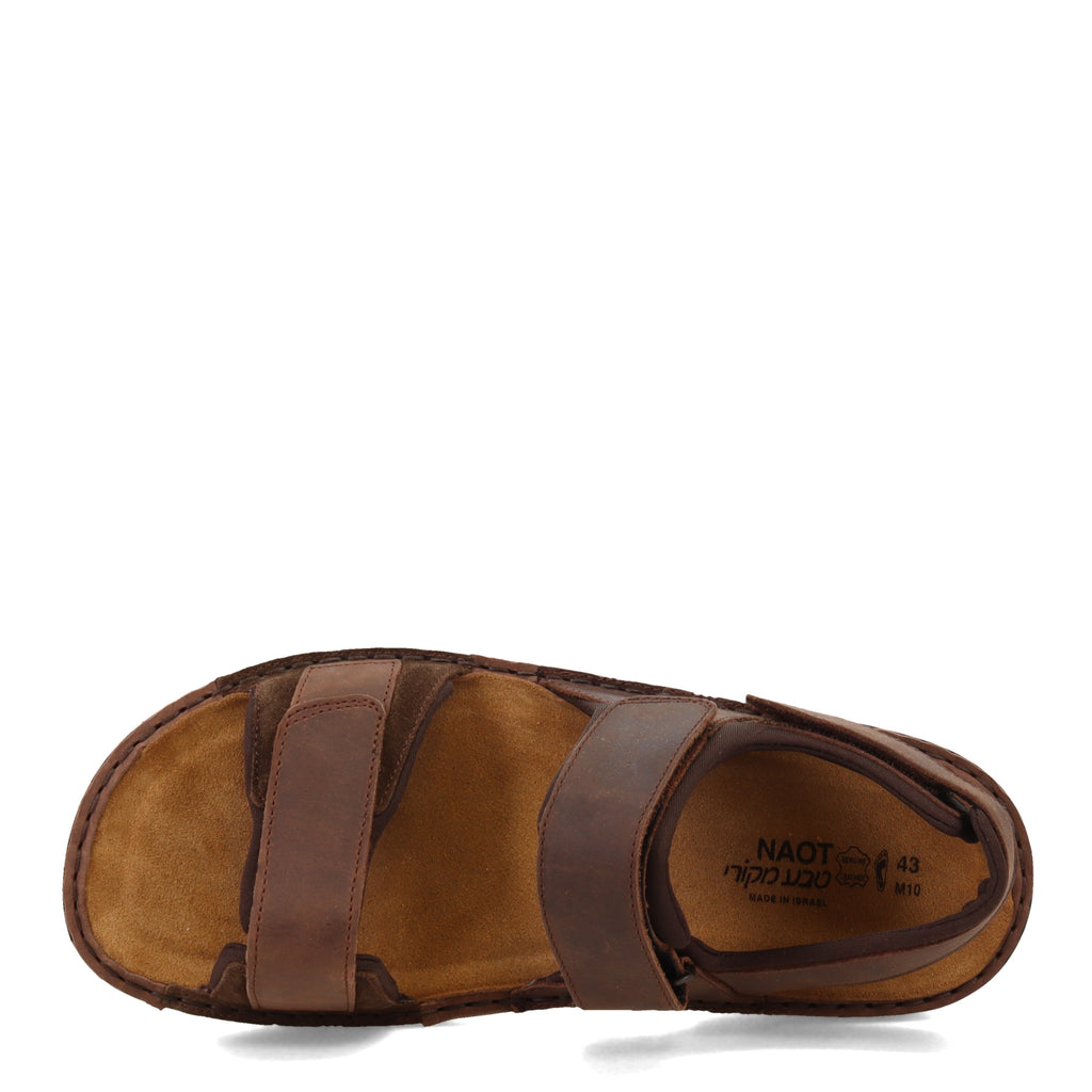 Men's Naot Arthur Sandal CRAZY HORSE BROWN 62706-SCN
