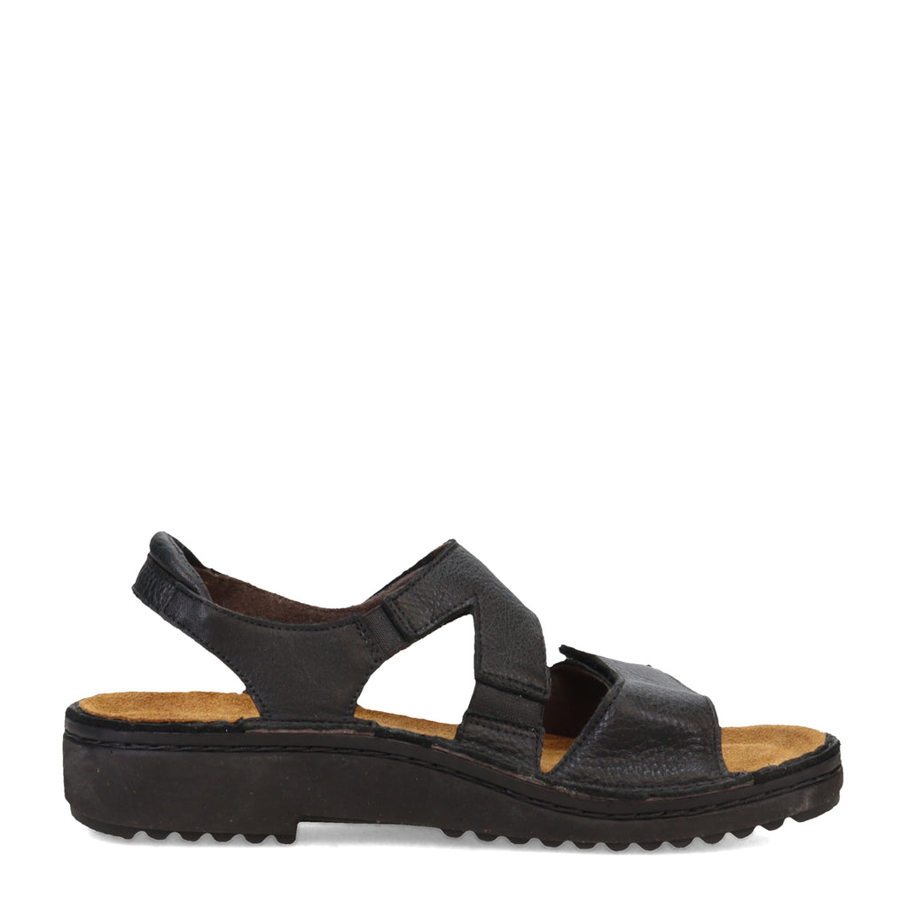Women's Naot Enid Sandal JET BLACK 63082-277