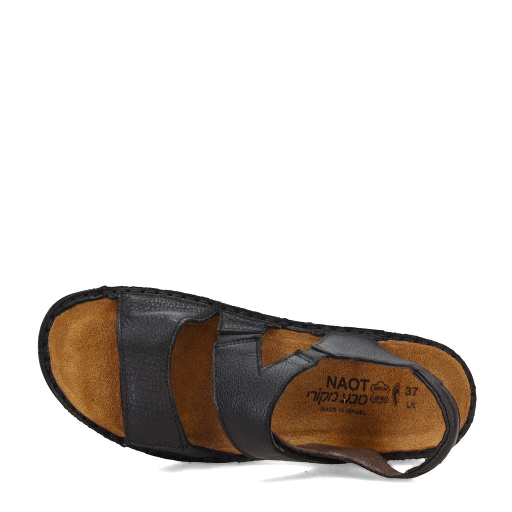 Women's Naot Enid Sandal JET BLACK 63082-277