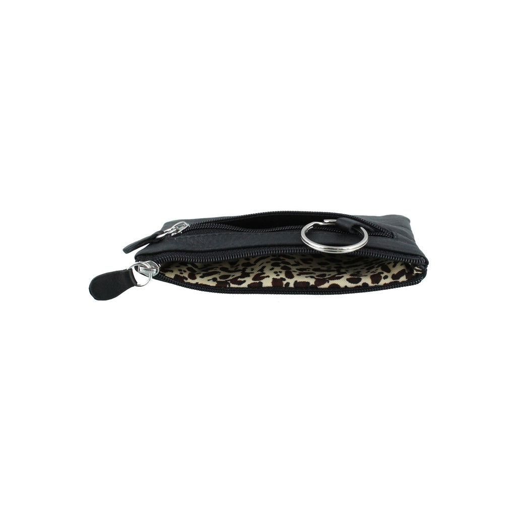 Women's ILI Coin Key Pouch BLACK 6413-BLK