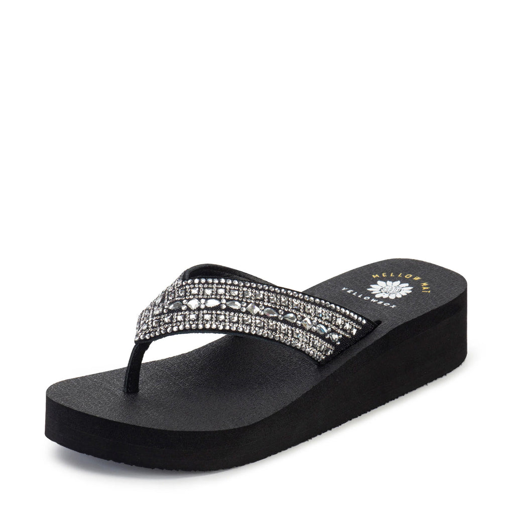 Women's Yellow Box Laiken Sandal BLACK 65636