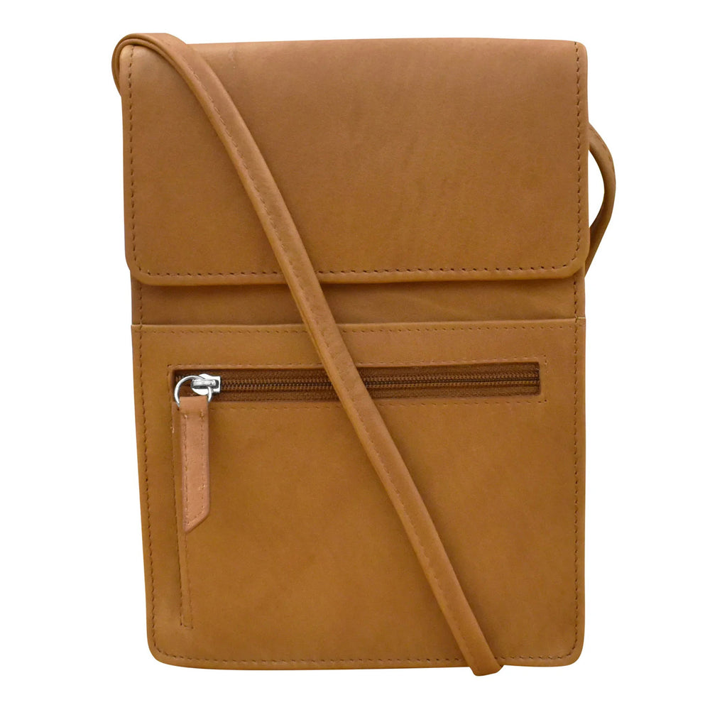 Women's ILI RFID Blocking Large Organizer On String ANTIQUE 6824-ANTSAD