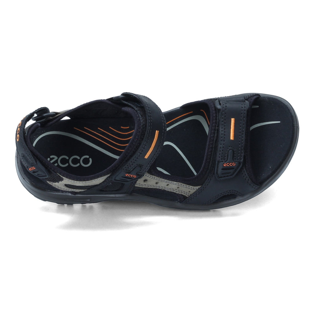 Men's Ecco Yucatan Sandal BLACK / MOLE 69564-50034