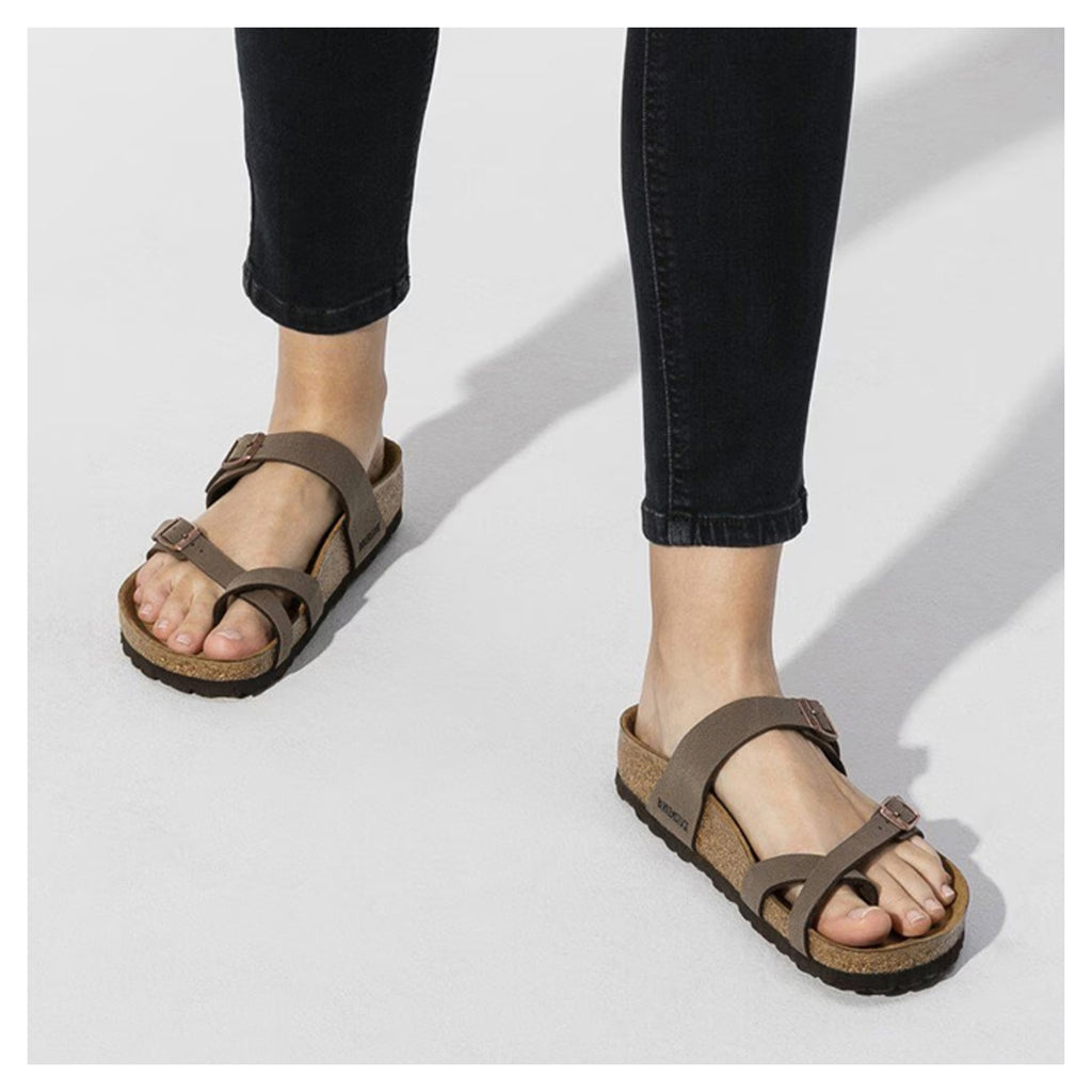 Women's Birkenstock Mayari Sandal - Regular Fit MOCHA BIRKIBUC 71061 R