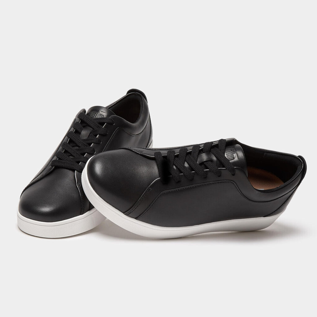 Women's FitFlop Rally Sneaker BLACK/WHITE X22-001