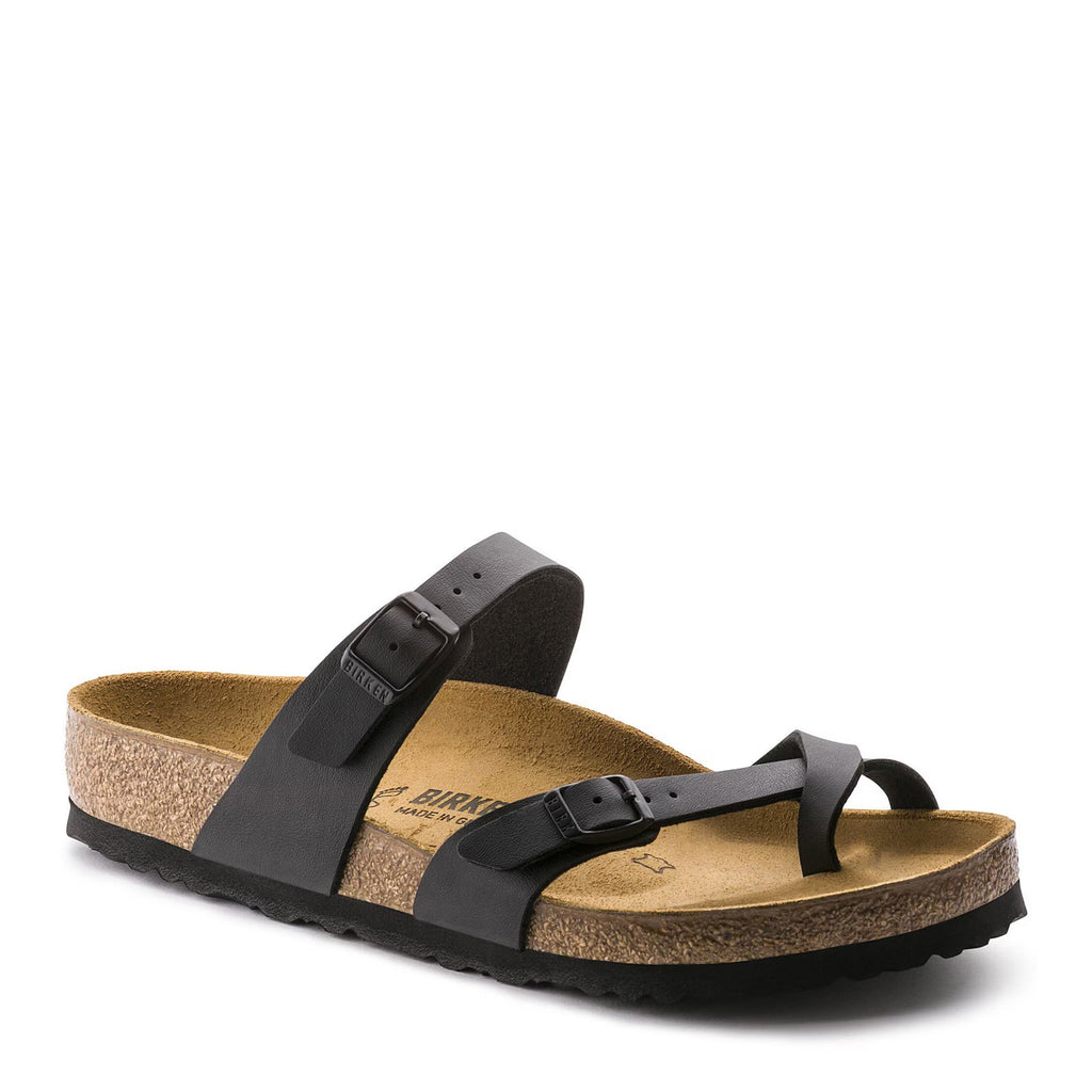 Women's Birkenstock Mayari Sandal - Regular Fit BLACK BIRKO-FLOR 71791 R