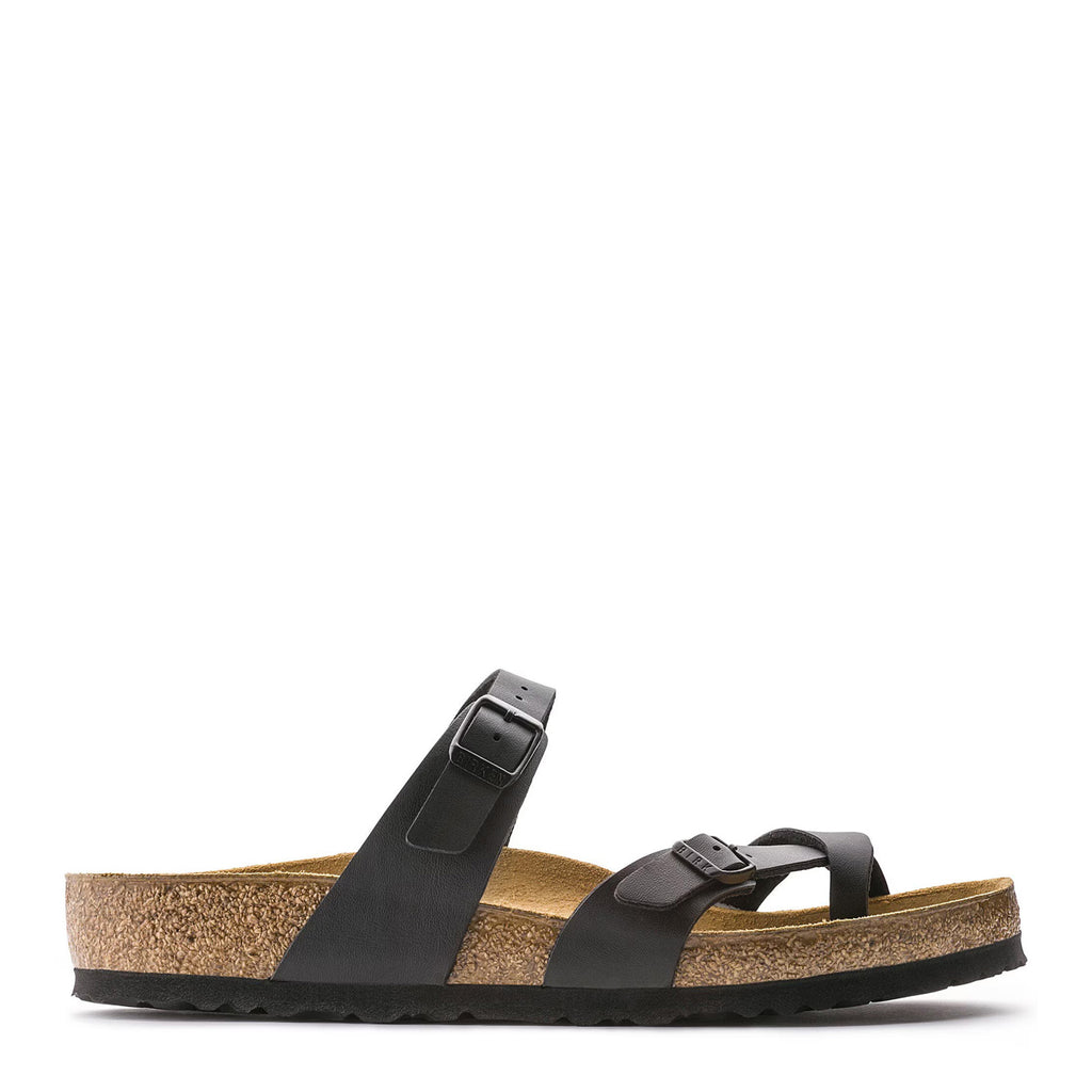Women's Birkenstock Mayari Sandal - Regular Fit BLACK BIRKO-FLOR 71791 R