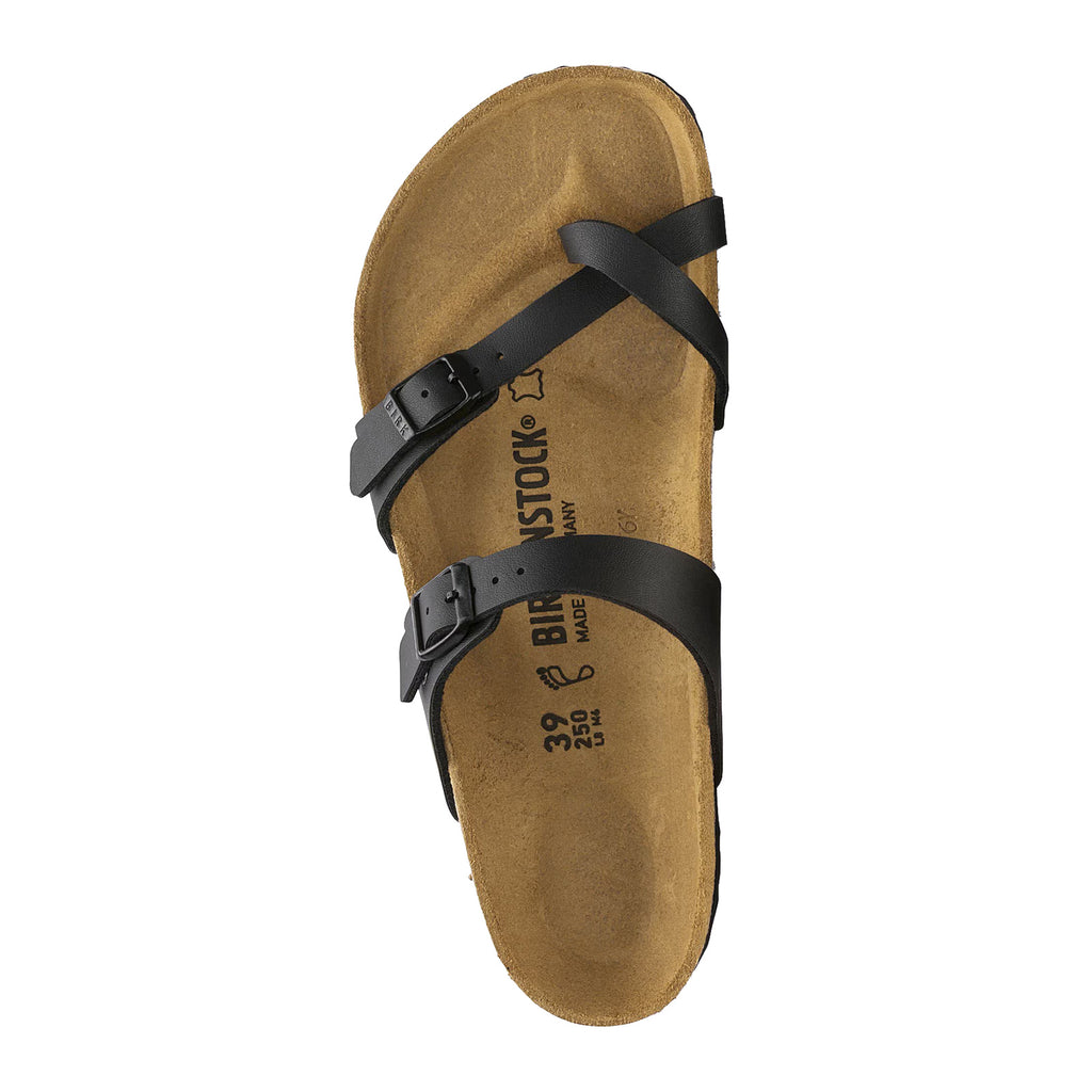 Women's Birkenstock Mayari Sandal - Regular Fit BLACK BIRKO-FLOR 71791 R