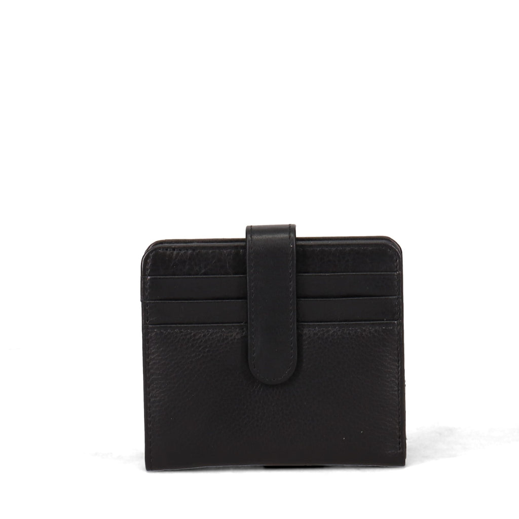 Women's ILI Bifold Wallet - RFID Blocking BLACK 7301-BLACK