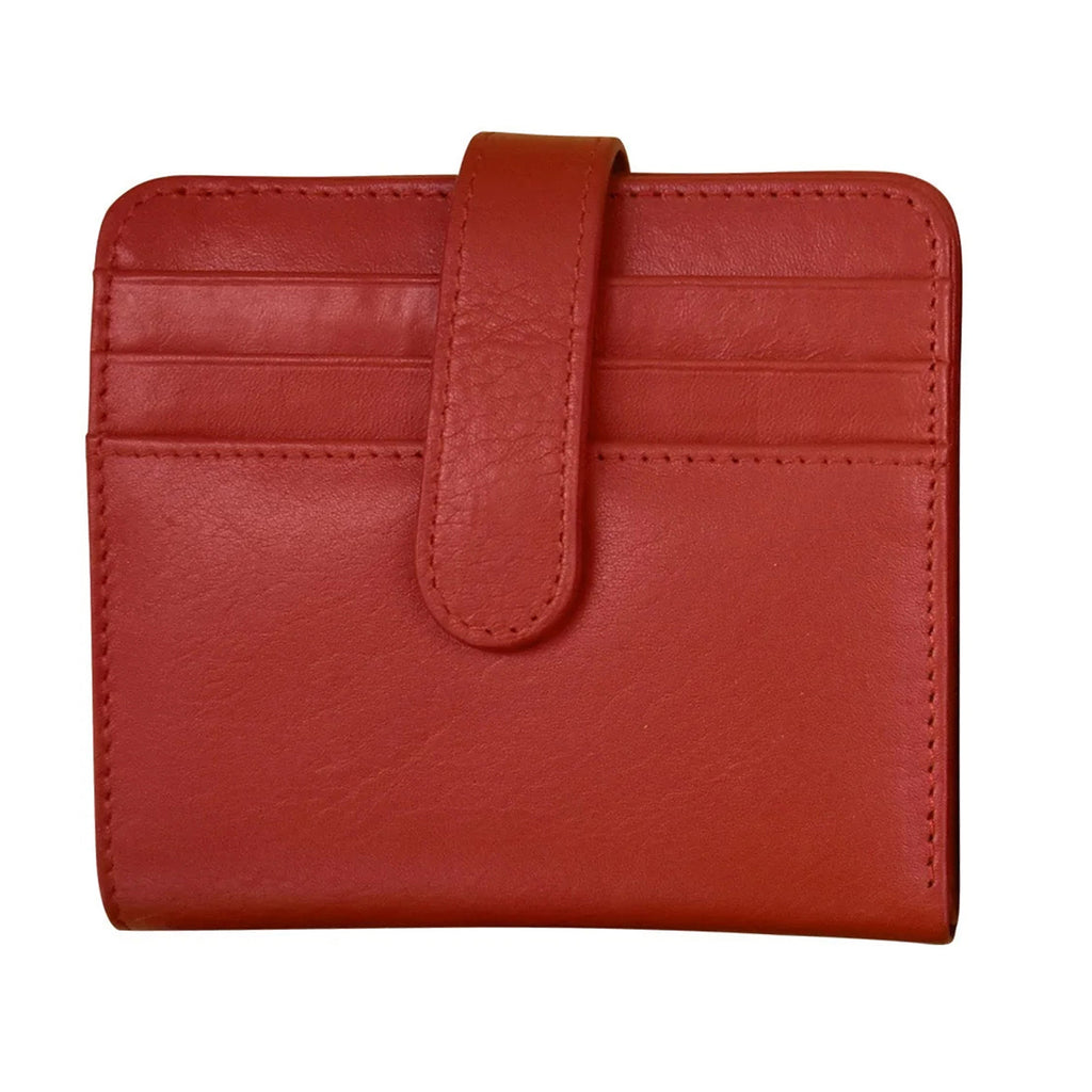Women's ILI Bifold Wallet - RFID Blocking RED 7301-RED