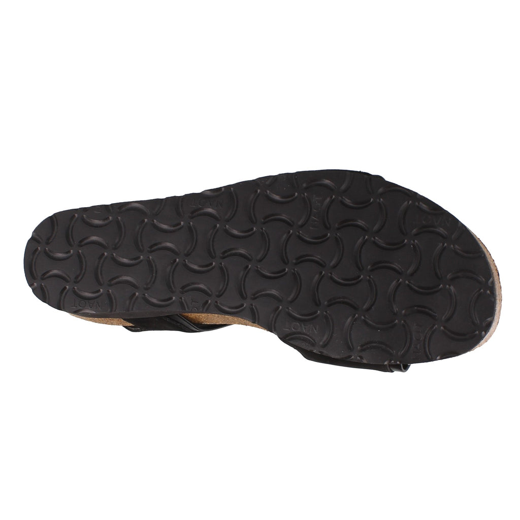 Women's Naot Aisha Sandal - Wide Width BLACK NUBUCK 7308-N42