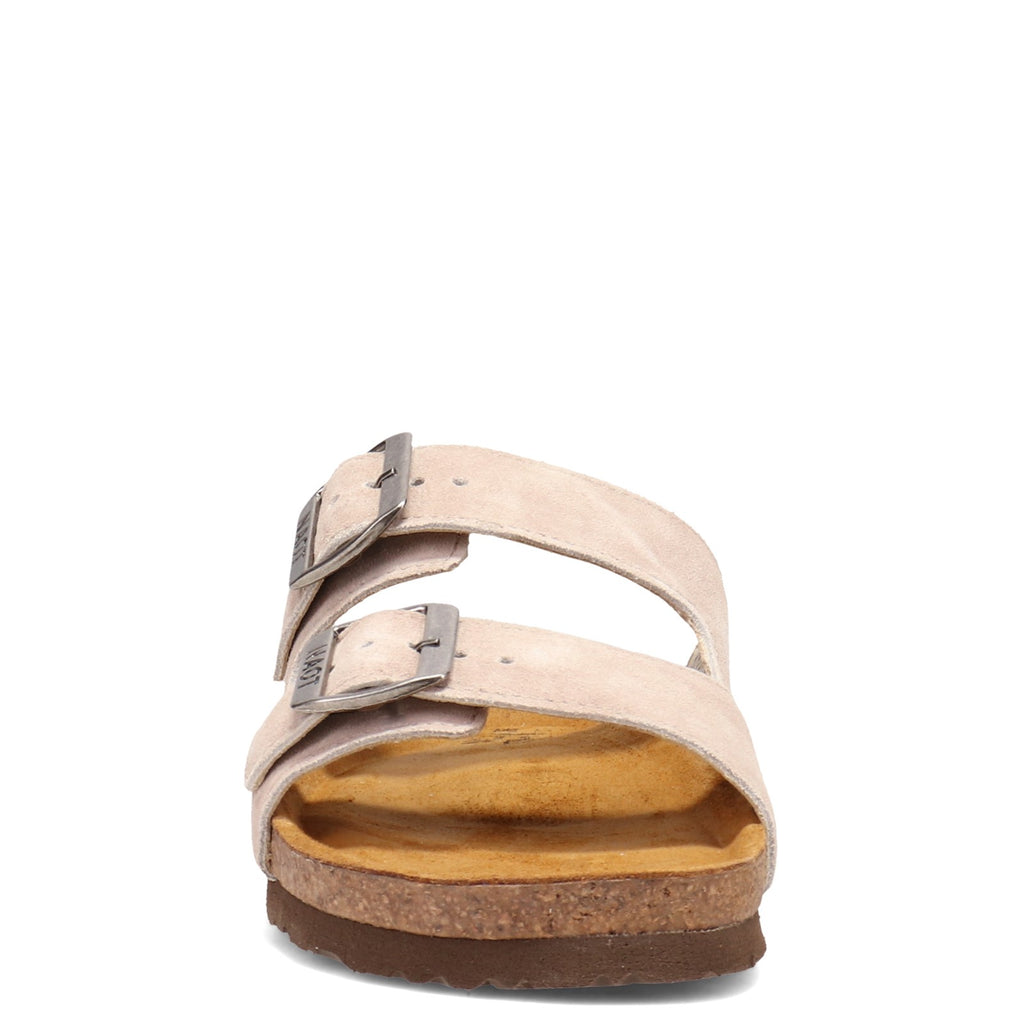 Women's Naot Santa Barbara Slide Sandal SAND SUEDE 7500-H66