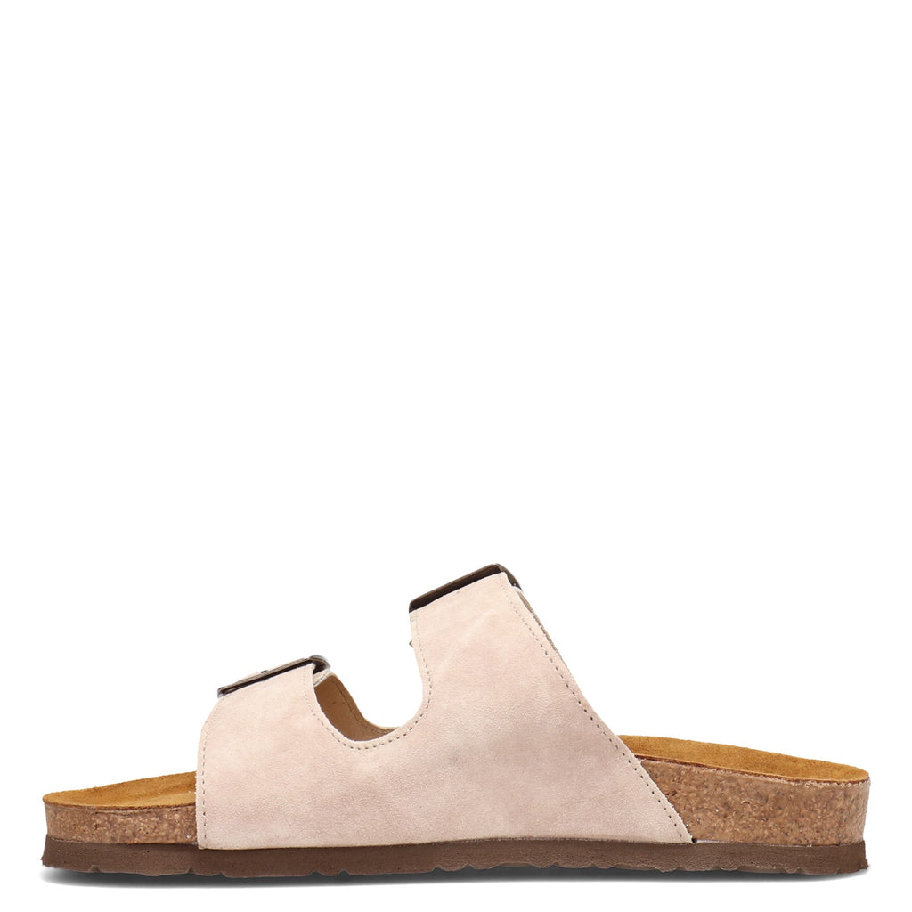 Women's Naot Santa Barbara Slide Sandal SAND SUEDE 7500-H66