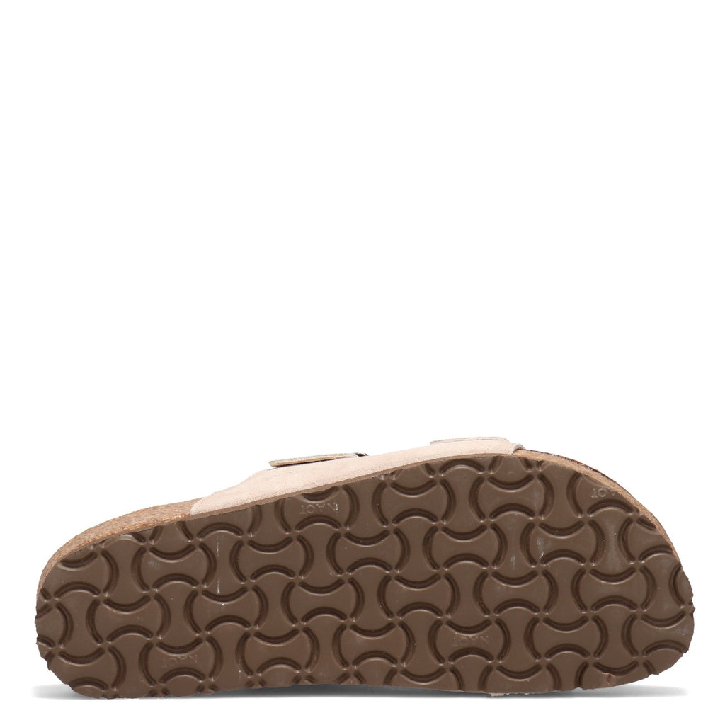 Women's Naot Santa Barbara Slide Sandal SAND SUEDE 7500-H66