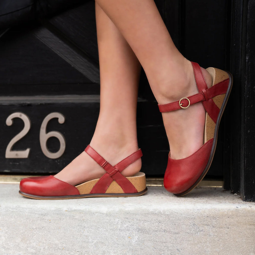 Women's Dansko Christine Flat RED 7804-040300