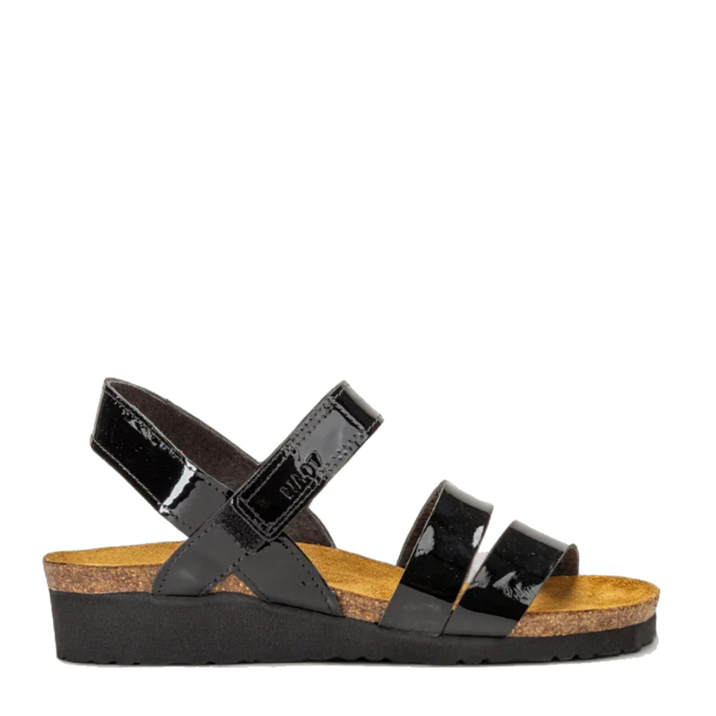 Women's Naot Kayla Sandal BLACK PATENT 7806-501