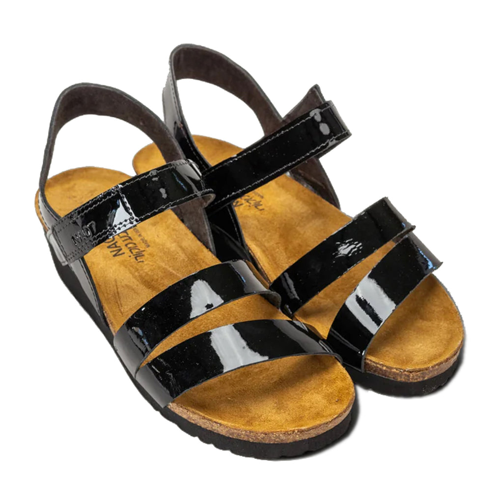 Women's Naot Kayla Sandal BLACK PATENT 7806-501