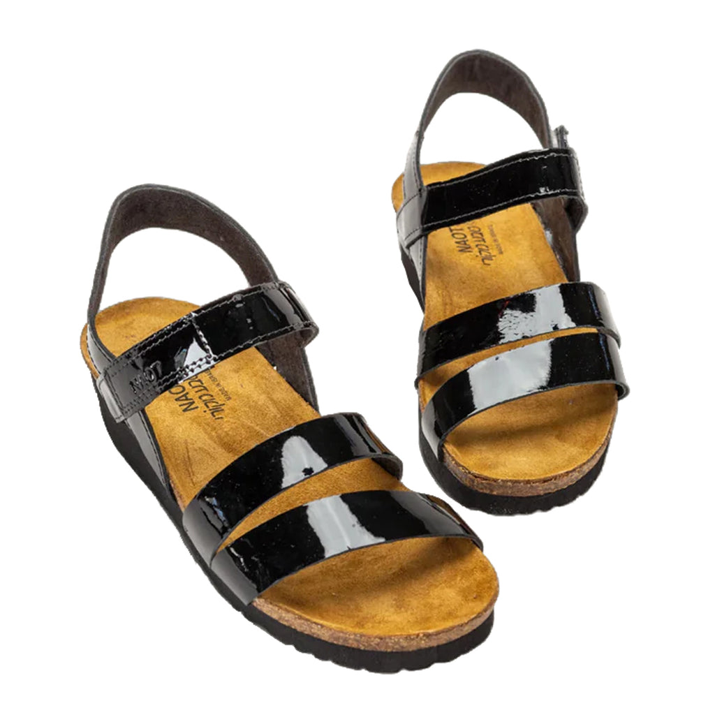 Women's Naot Kayla Sandal BLACK PATENT 7806-501
