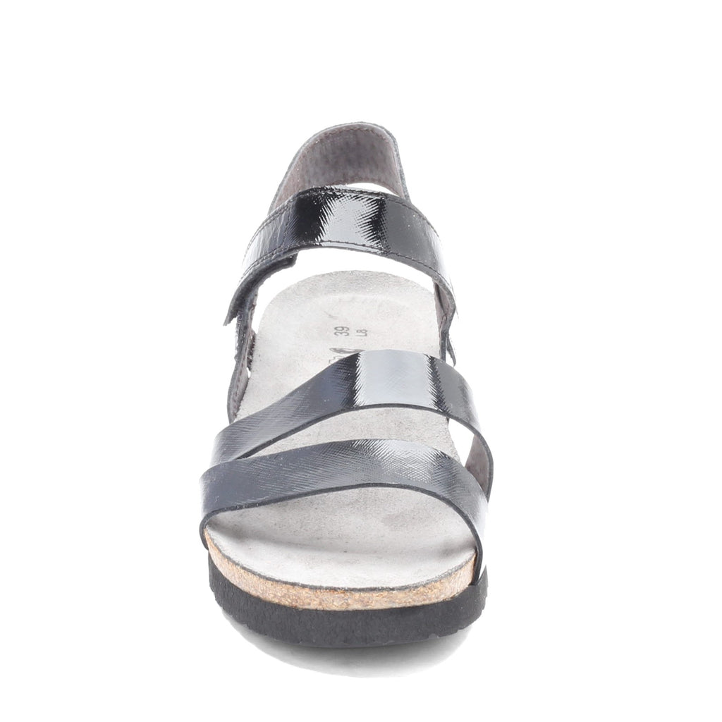 Women's Naot Kayla Sandal BLACK SHINY 7806-B96