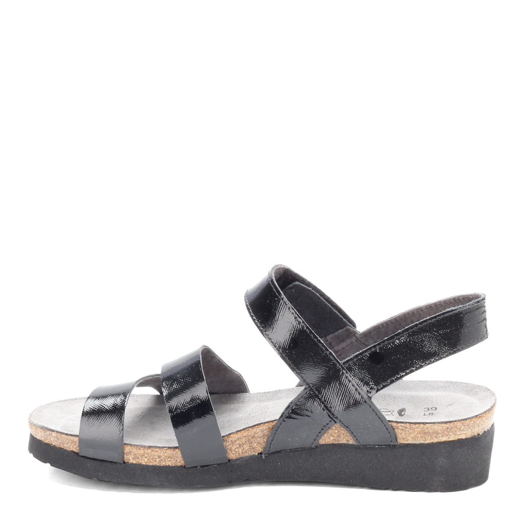Women's Naot Kayla Sandal BLACK SHINY 7806-B96