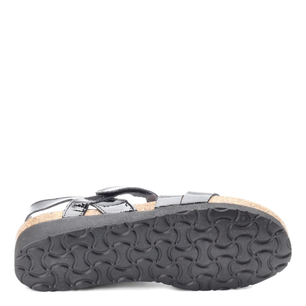 Women's Naot Kayla Sandal BLACK SHINY 7806-B96