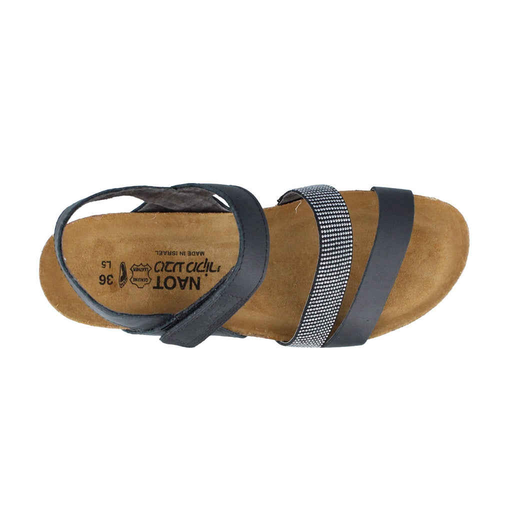 Women's Naot Krista Sandal BLACK 7807-NCT