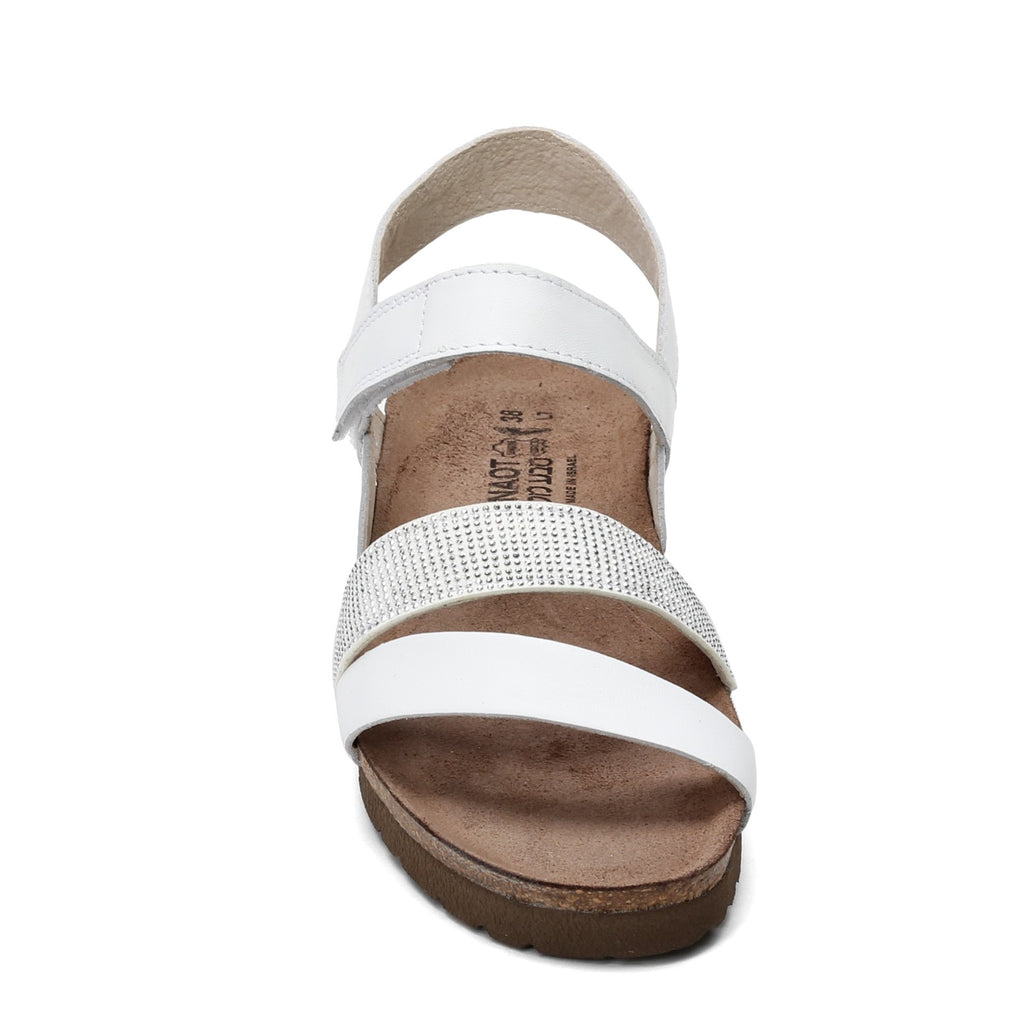 Women's Naot Krista Sandal WHITE LEATHER 7807-WB4